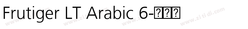 Frutiger LT Arabic 6字体转换 Frutiger LT Arabic 6字体转换